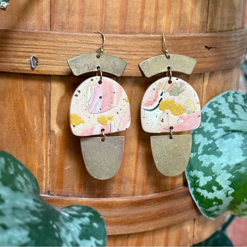 Handmade Clay Earrings - Picture 5 of 5